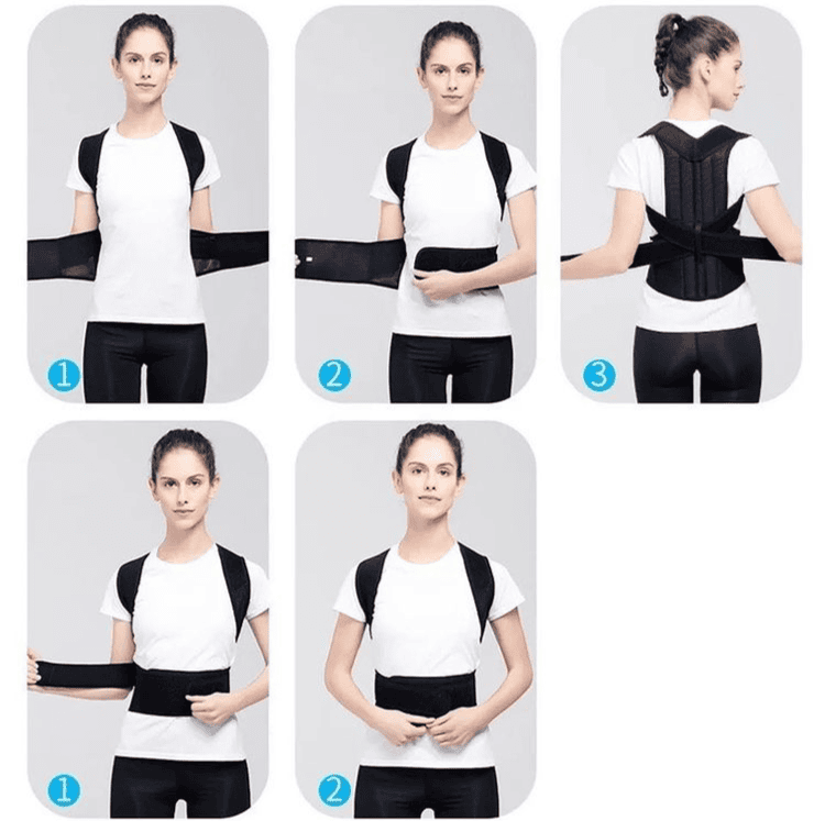 Adjustable Posture Back Belt, Posture Corrector Belt For Men And Women, Back Support And Shoulder Belt