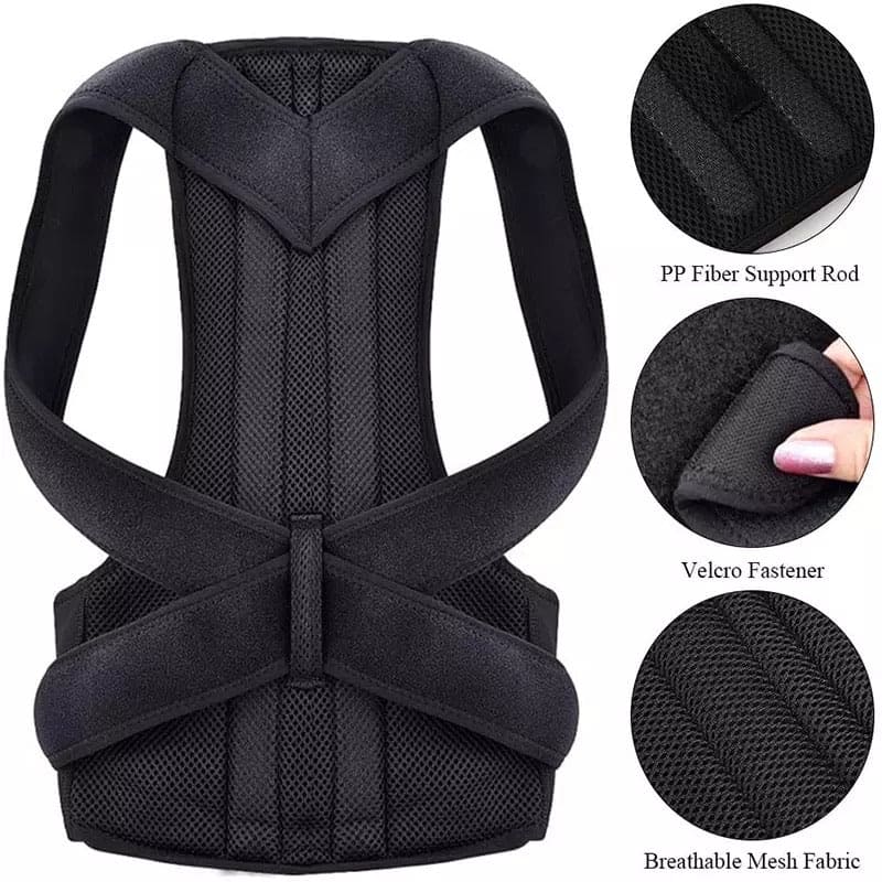 Adjustable Posture Back Belt, Posture Corrector Belt For Men And Women, Back Support And Shoulder Belt